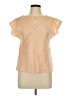Michelle Stuart Tan Short Sleeve Blouse Size L - photo 1