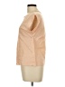 Michelle Stuart Tan Short Sleeve Blouse Size L - photo 5