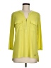 Ellen Tracy Yellow 3/4 Sleeve Blouse Size M - photo 1