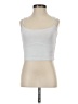 LA Hearts Silver White Sleeveless Top Size S - photo 1