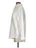 Elan 100% Cotton Solid Ivory Long Sleeve Button-Down Shirt Size S - photo 5