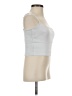 LA Hearts Silver White Sleeveless Top Size S - photo 4