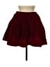 Sofie The label 100% Polyester Solid Burgundy Casual Skirt Size M - photo 1