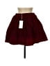 Sofie The label 100% Polyester Solid Burgundy Casual Skirt Size M - photo 2