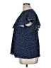 Shein Curve 100% Polyester Polka Dots Blue Short Sleeve Blouse Size 14 Plus (1) - photo 5