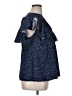 Shein Curve 100% Polyester Polka Dots Blue Short Sleeve Blouse Size 14 Plus (1) - photo 4