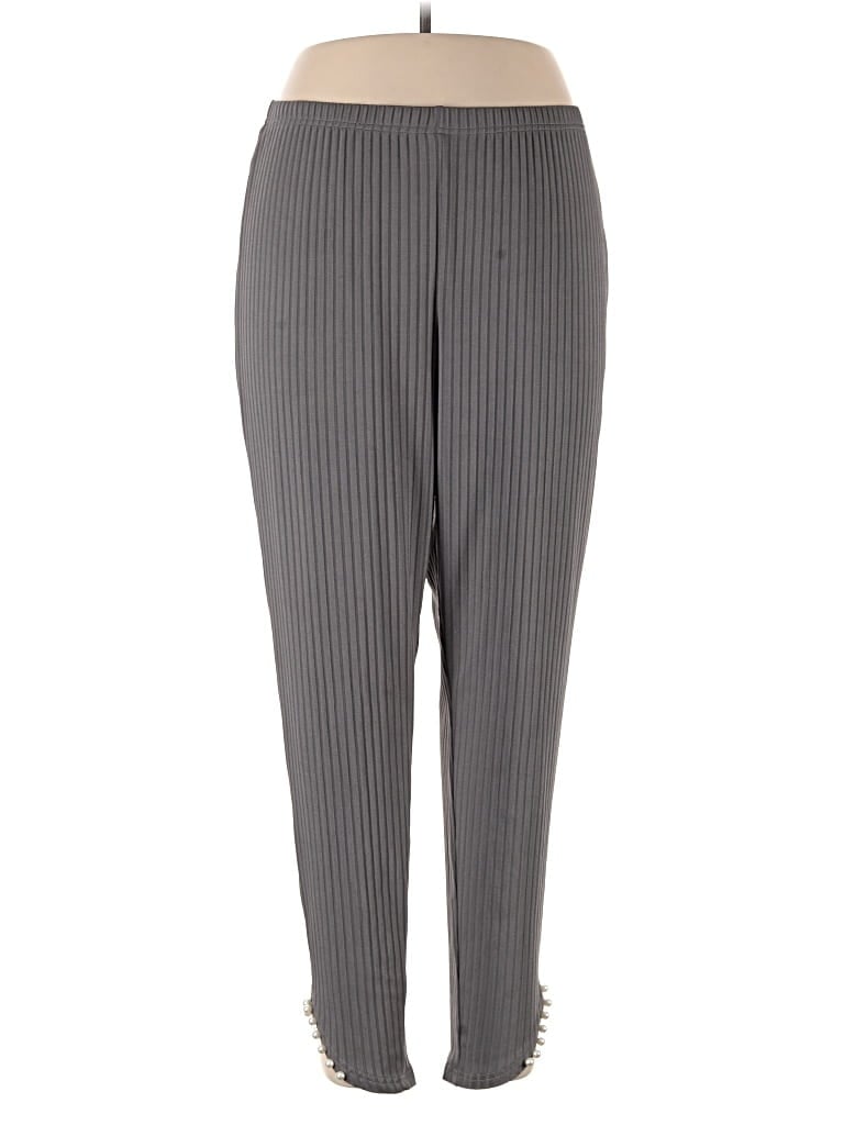 Pre-owned Shein Curve Casual Pants In Gray