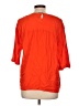 Humanoid Orange 3/4 Sleeve Blouse Size L - photo 2