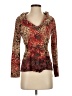 Nic + Zoe Brown Cardigan Size S - photo 1