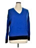 MICHAEL Michael Kors Color Block Blue Pullover Sweater Size 1X - photo 1