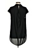 Bellatrix 100% Polyester Black Short Sleeve Blouse Size L - photo 2