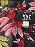Kut from the Kloth 100% Polyester Floral Teal Black 3/4 Sleeve Blouse Size XS - photo 7