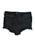 Aeropostale Black Denim Shorts Size 8 - photo 1