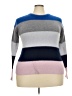 Time and Tru Color Block Gray Pullover Sweater Size 20 - photo 1