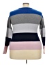 Time and Tru Color Block Gray Pullover Sweater Size 20 - photo 2