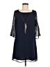 Love Reign 100% Polyester Solid Blue Casual Dress Size M - photo 1