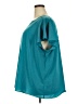 Lane Bryant 100% Polyester Teal Short Sleeve Top Size 28 - photo 5