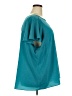 Lane Bryant 100% Polyester Teal Short Sleeve Top Size 28 - photo 4