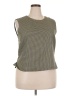 Julian Taylor 100% Polyester Green Sleeveless Blouse Size 18 - photo 1
