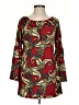 Win Win Red 3/4 Sleeve Blouse Size S - photo 1