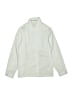 YuanLu Solid Ivory Long Sleeve Button-Down Shirt Size 8 - photo 1