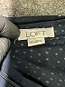 Ann Taylor LOFT 100% Rayon Polka Dots Black Blue Jumpsuit Size 00 - photo 4