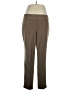 MULTIPLES Solid Brown Casual Pants Size 14 - photo 1
