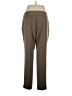 MULTIPLES Solid Brown Casual Pants Size 14 - photo 2
