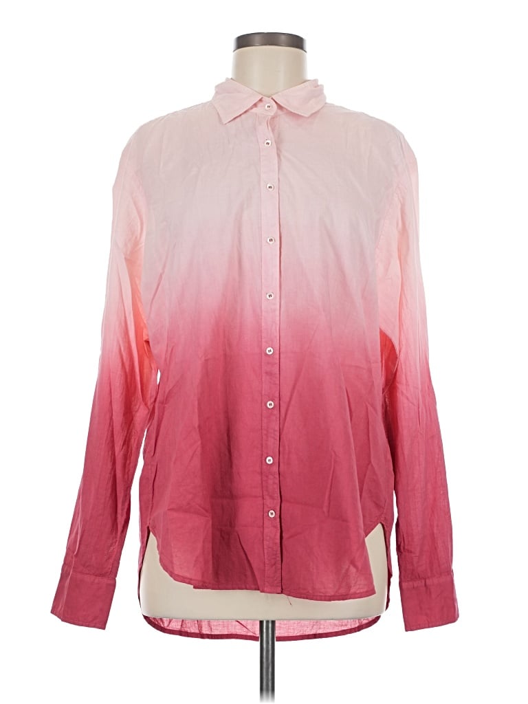 Pre-owned Xirena Long Sleeve Button Down Shirt In Pink