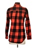 Forever 21 Plaid Red Long Sleeve Button-Down Shirt Size XS - photo 2