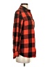 Forever 21 Plaid Red Long Sleeve Button-Down Shirt Size XS - photo 4