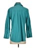 Chico's Teal 3/4 Sleeve Button-Down Shirt Size Sm (0.5) - photo 2