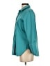 Chico's Teal 3/4 Sleeve Button-Down Shirt Size Sm (0.5) - photo 5