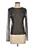 Victoria's Secret Metallic Silver Long Sleeve Top Size XS - Sm - photo 1