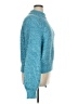 a.n.a. A New Approach Tweed Teal Blue Turtleneck Sweater Size XL - photo 4