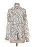 MICHAEL Michael Kors Print Ivory Long Sleeve Blouse Size S - photo 1