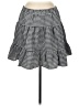 Butter Melon Checkered-gingham Gray Casual Skirt Size M - photo 1
