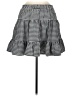 Butter Melon Checkered-gingham Gray Casual Skirt Size M - photo 2