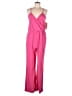 RD Style 100% Polyester Solid Pink Jumpsuit Size M - photo 1