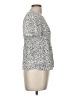Urban Romantics 100% Rayon Silver Short Sleeve Top Size M - photo 4