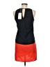 THML 100% Polyester Color Block Orange Casual Dress Size M (petite) - photo 2