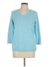 Croft & Barrow 100% Cotton Blue Pullover Sweater Size L - photo 1