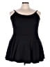 Unbranded Solid Black Cocktail Dress Size 3X - photo 1