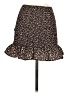 Subdued Floral Black Casual Skirt Size 4 - photo 2