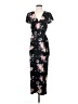 Auguste Floral Black Casual Dress Size 2 - photo 1