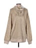 Easel Metallic Tan Pullover Sweater Size S - photo 2