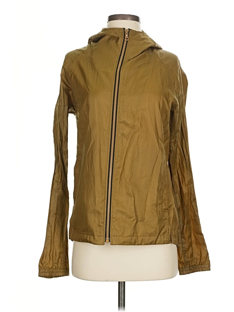 Pre-owned Uniqlo Jacket In Gold