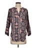 Amanda Uprichard 100% Silk Gray 3/4 Sleeve Silk Top Size P (petite) - photo 1