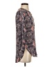 Amanda Uprichard 100% Silk Gray 3/4 Sleeve Silk Top Size P (petite) - photo 4