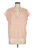 Ann Taylor LOFT Pink Short Sleeve Top Size L - photo 1